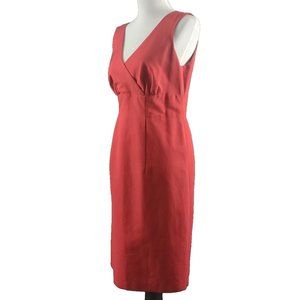 Magaschoni Collection Red Sheath Dress